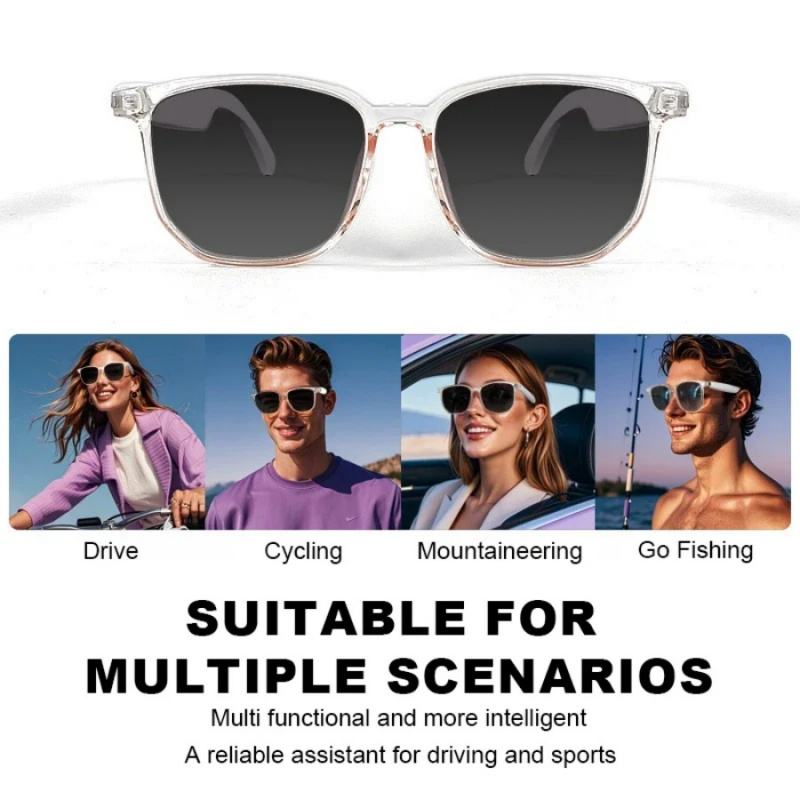 1 pair AI smart glasses Blueto - Smart Glasses Lens のレビューと価格