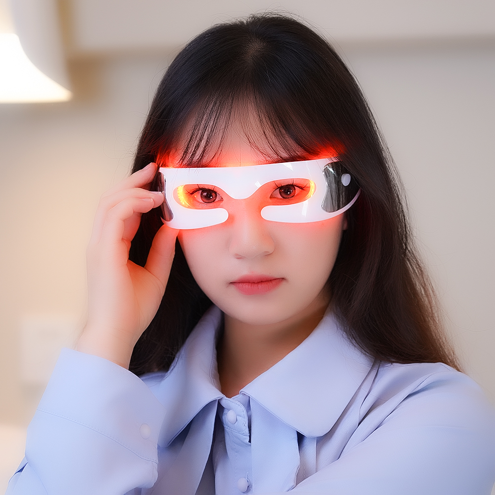 LED Eyecare Mask Device EMS Si - Light Therapy Glasses のレビューと価格