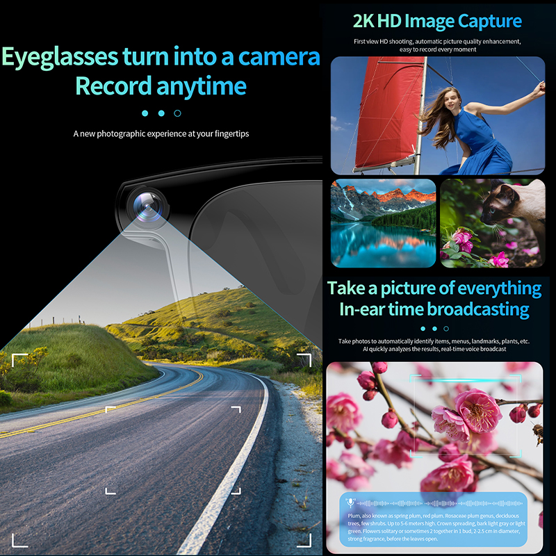 2026 Smart Glasses 800W Camera - Smart Glasses Lens のレビューと価格