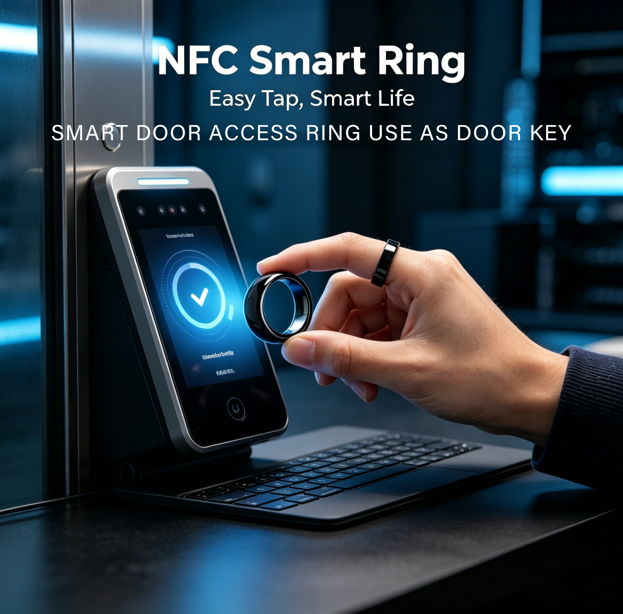 NFC Full Ceramic Smart Ring Co - Smart Ring Nfc Pay のレビューと価格