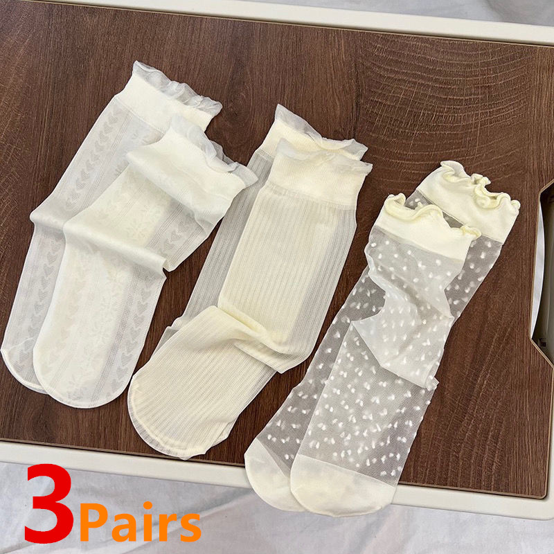 3Pairs/Lot Baby Girls Knee Hig - Baby Sock Oximeter のレビューと価格
