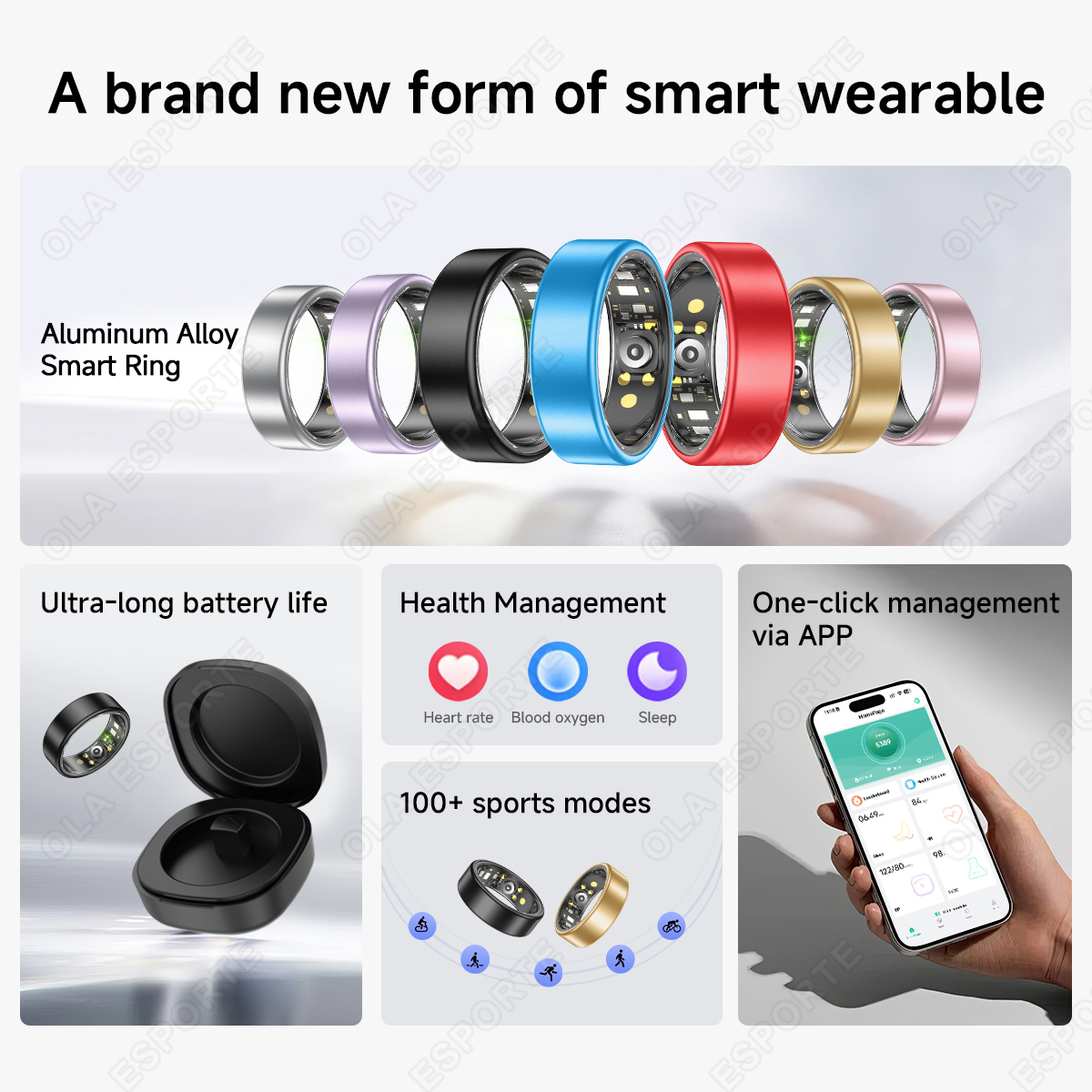 New R09 Smart Ring Men Women w - Temperature Ring Skin のレビューと価格