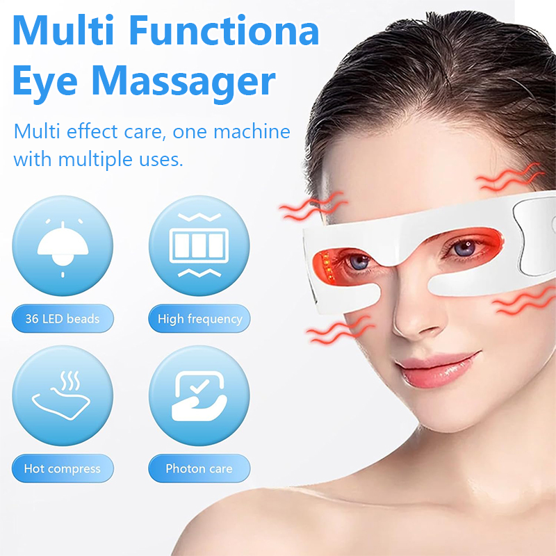 Red Light Theraphy Eye Massage - Light Therapy Glasses のレビューと価格