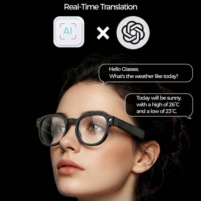 6K HD AI Camera Glasses 800MP  - Smart Glasses Lens のレビューと価格