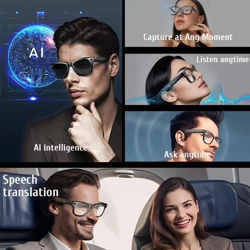 6K HD AI Camera Glasses 800MP  - Smart Glasses Lens のレビューと価格