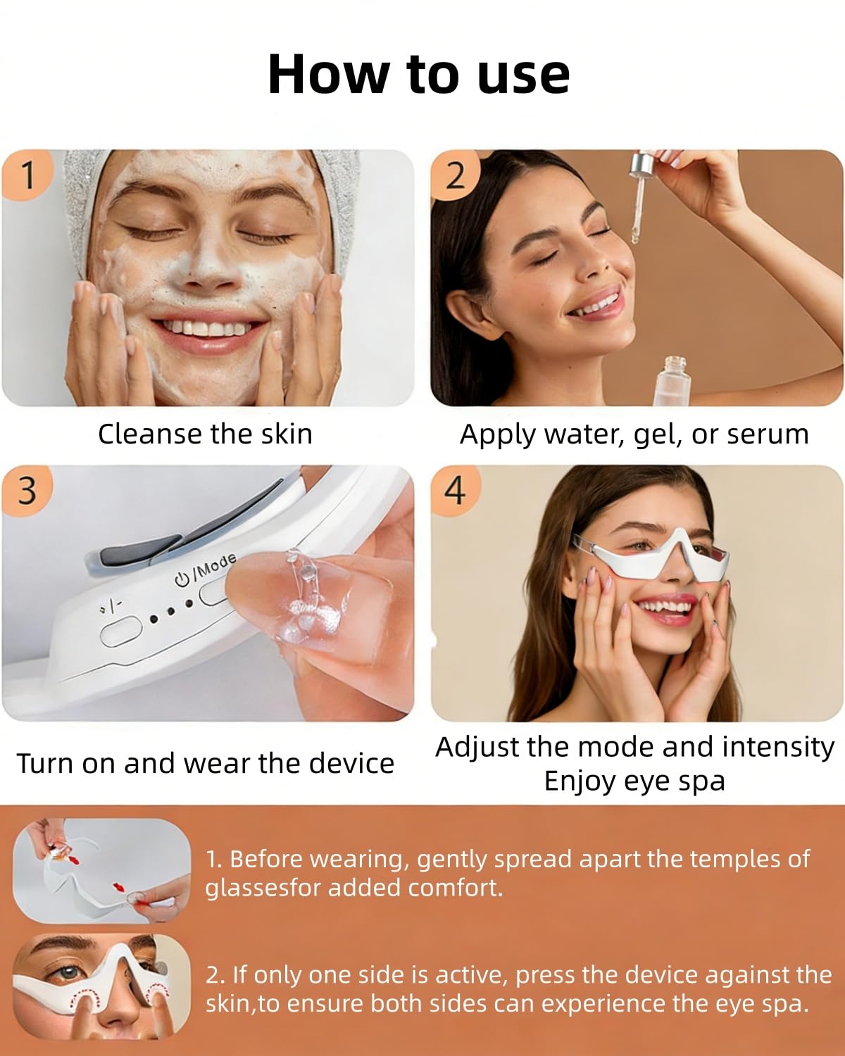 Under Eye Red Light Therapy De - Light Therapy Glasses のレビューと価格