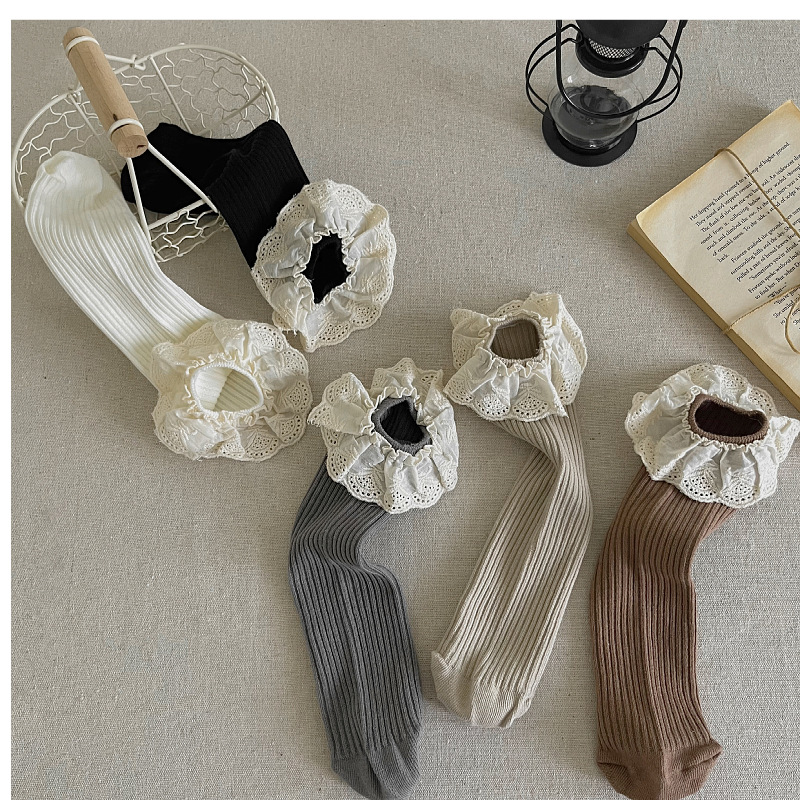 Ruffle Baby Girls Knee High So - Baby Sock Oximeter のレビューと価格