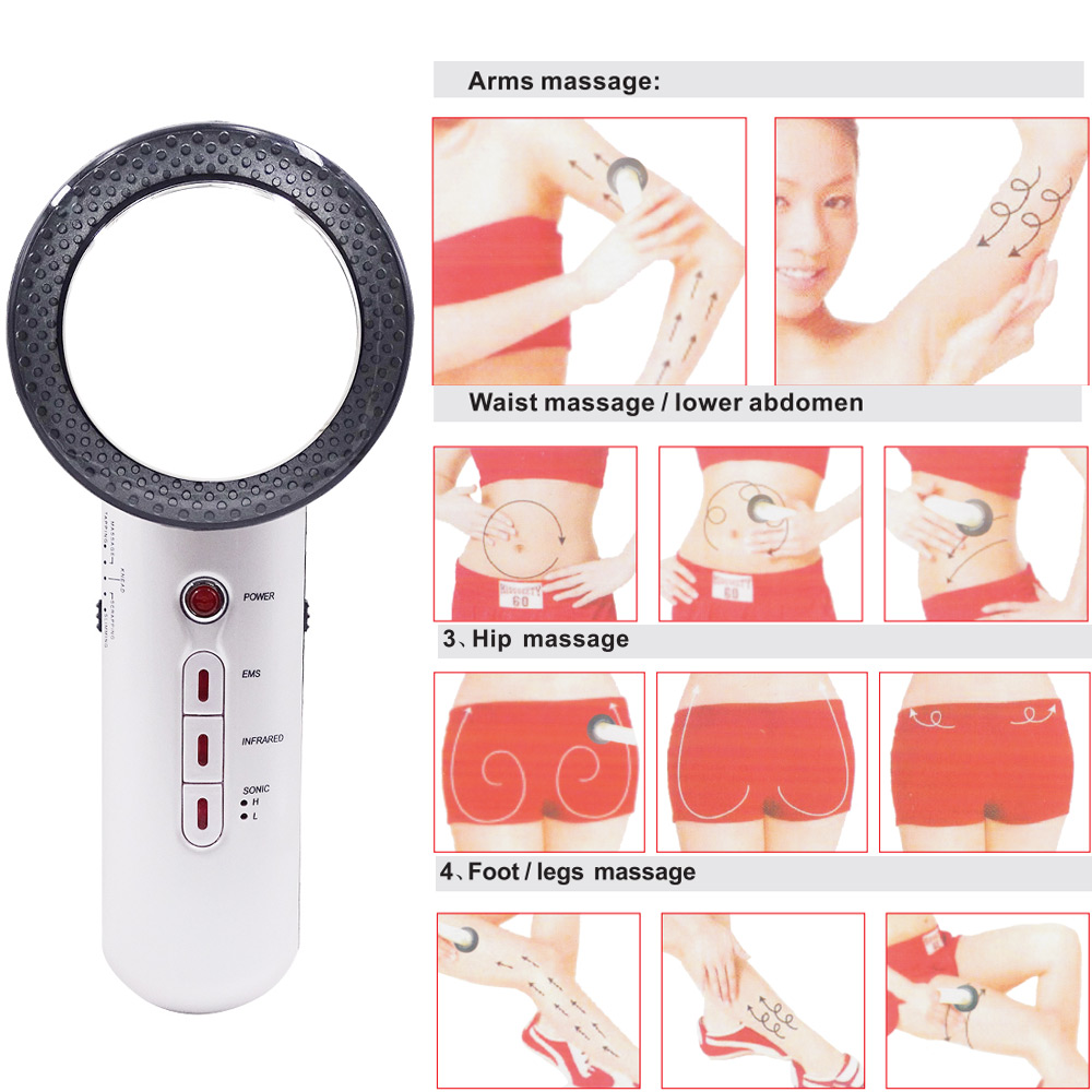 3 in 1 ems Ultrasound Cavitati - Galvanic Skin Sensor のレビューと価格