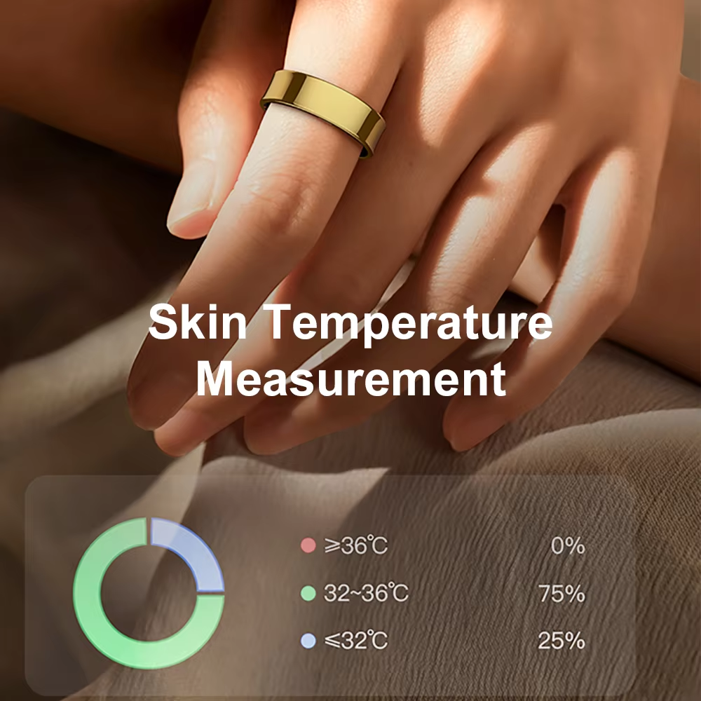 Smart Ring with Charging Case, - Temperature Ring Skin のレビューと価格
