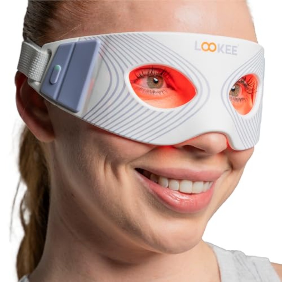 LOOKEE Under Eye Red Light The - Light Therapy Glasses のレビューと価格