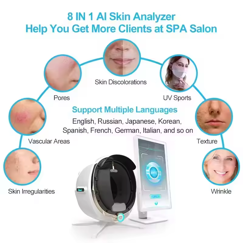 HD Camera 3D Magic Mirror Faci - Galvanic Skin Sensor のレビューと価格